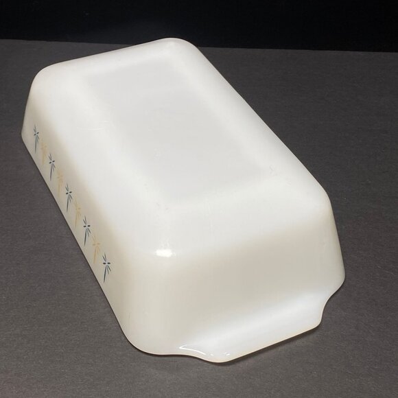 Vintage Fire King Candle Glow  1QT Loaf Pan Ovenware Anchor Hocking Bakeware - Picture 7 of 10